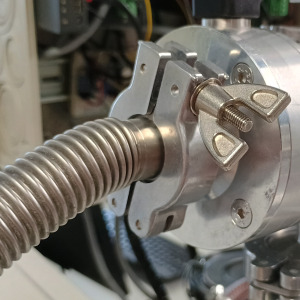vacuum pipe for sublimation